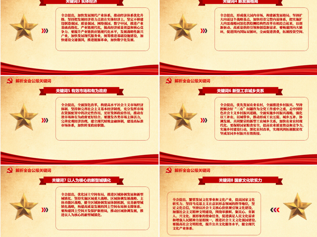 红色喜庆中国共产党第十九届五中全会公报学习解读PPT--含讲稿 红色喜庆中国共产党第十九届五中全会公报学习解读PPT--含讲稿