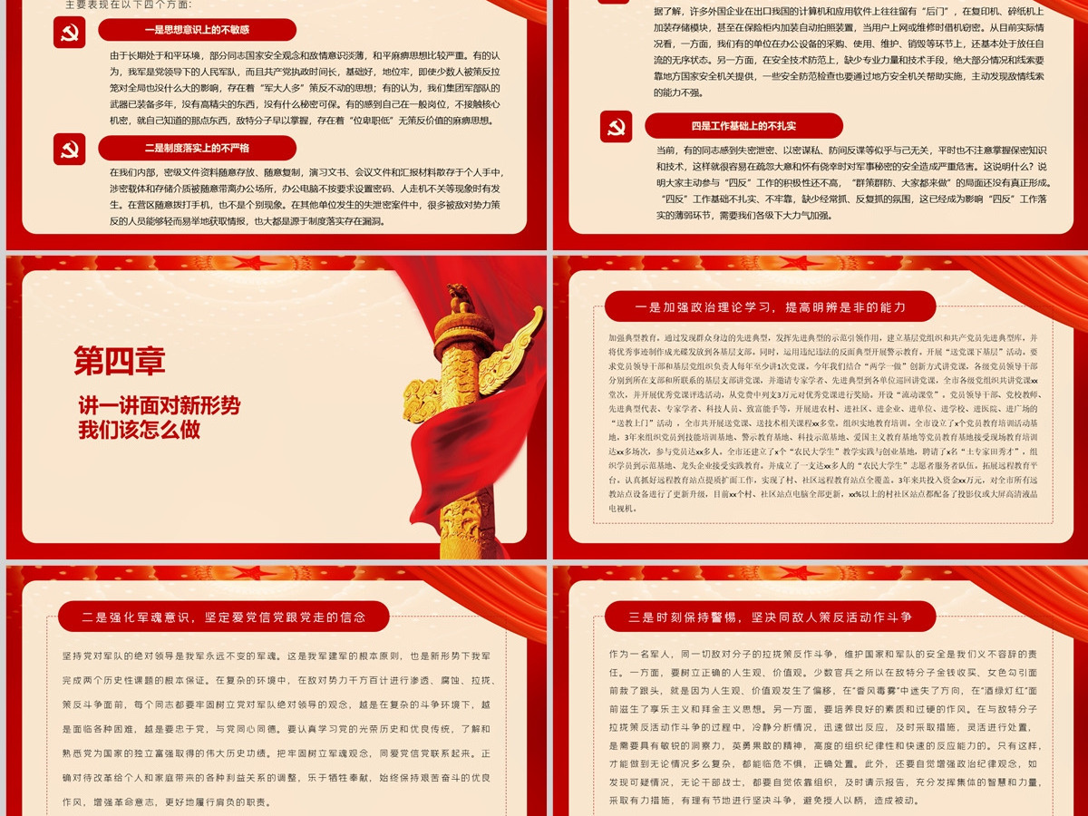 2024网络安全保密教育PPT党政风认清严峻形势强化网络安全意识切实提高涉网防间保密能力部队党课课件