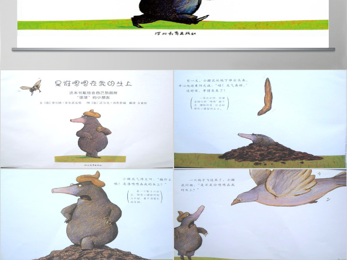 是谁嗯嗯在我的头上幼儿绘本教育课件 是谁嗯嗯在我的头上幼儿绘本教育课件
