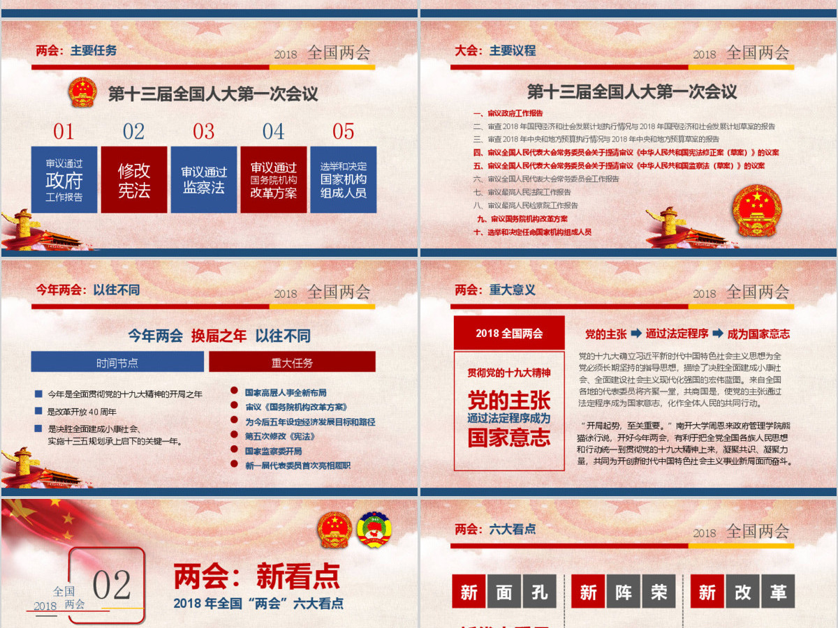 2018全国两会精神学习 2018全国两会精神学习