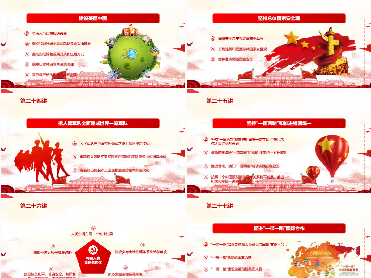 新时代中国特色社会主义思想三十讲PPT--含讲稿 新时代中国特色社会主义思想三十讲PPT--含讲稿