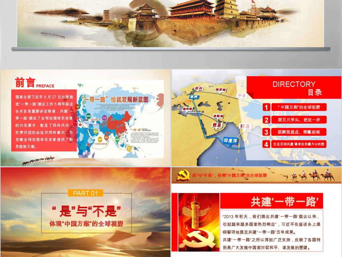 原创一带一路建设工作五周年人类命运共同体党课