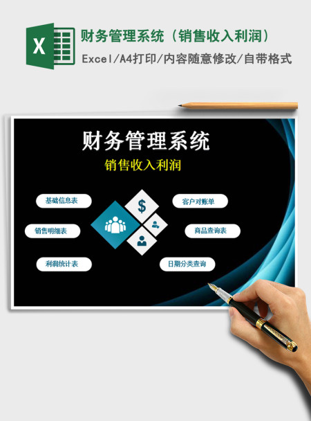 2021年财务管理系统（销售收入利润）