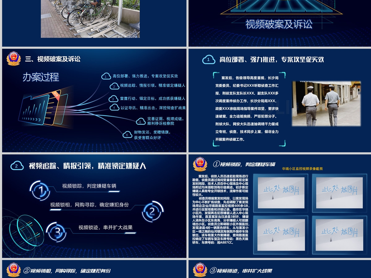 长沙分局自行车被盗案汇报PPT
