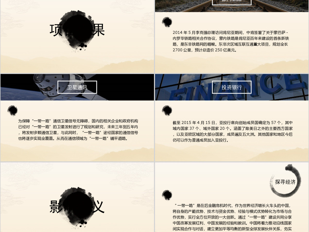 一带一路党建ppt模板 一带一路党建ppt模板