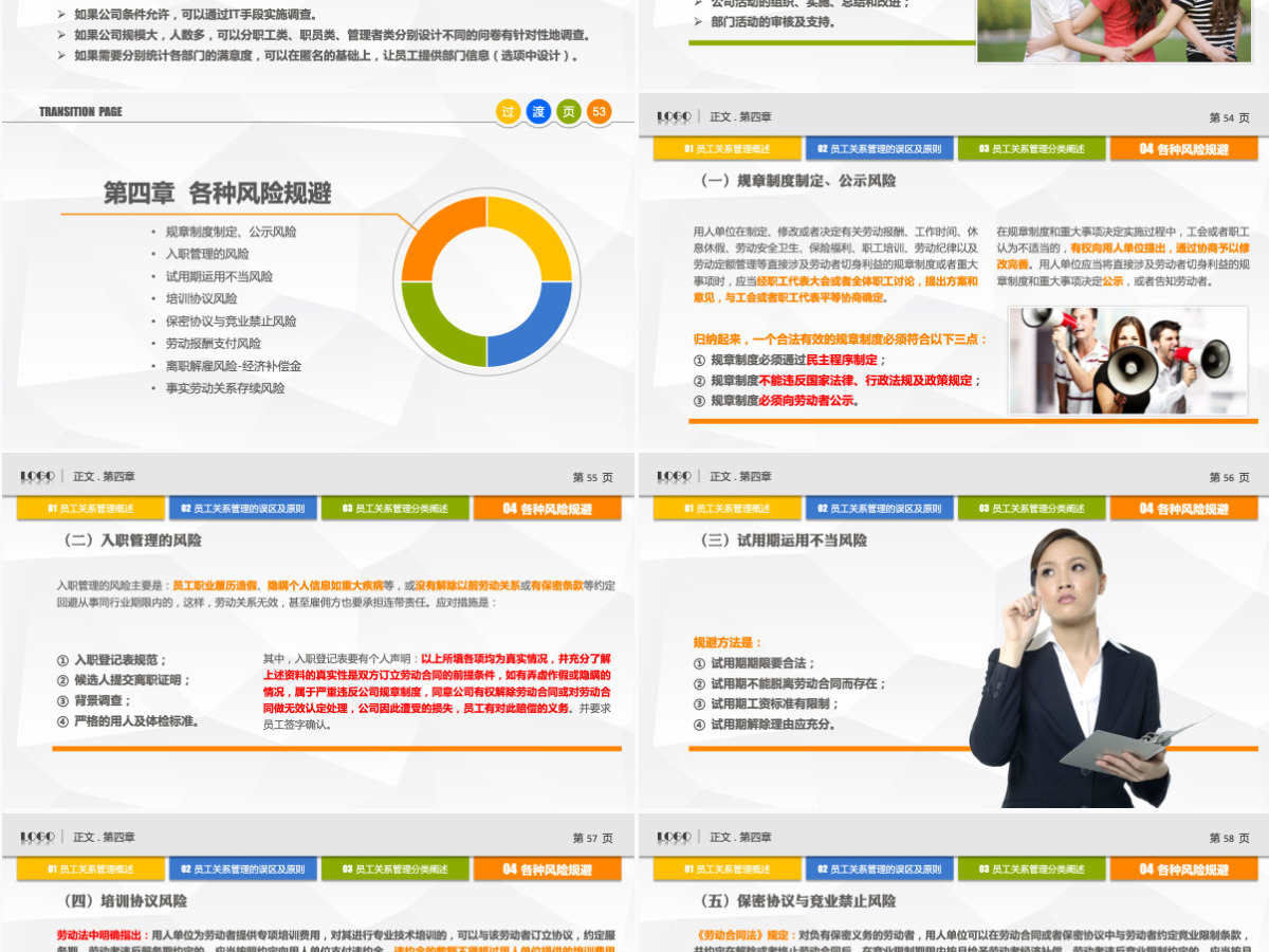 员工管理教育培训PPT公司员工培训PPT模板幻灯片