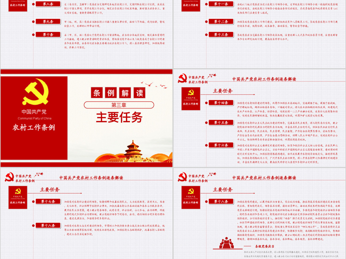 原创2019中国共产党农村工作条例解读-版权可商用 原创2019中国共产党农村工作条例解读-版权可商用
