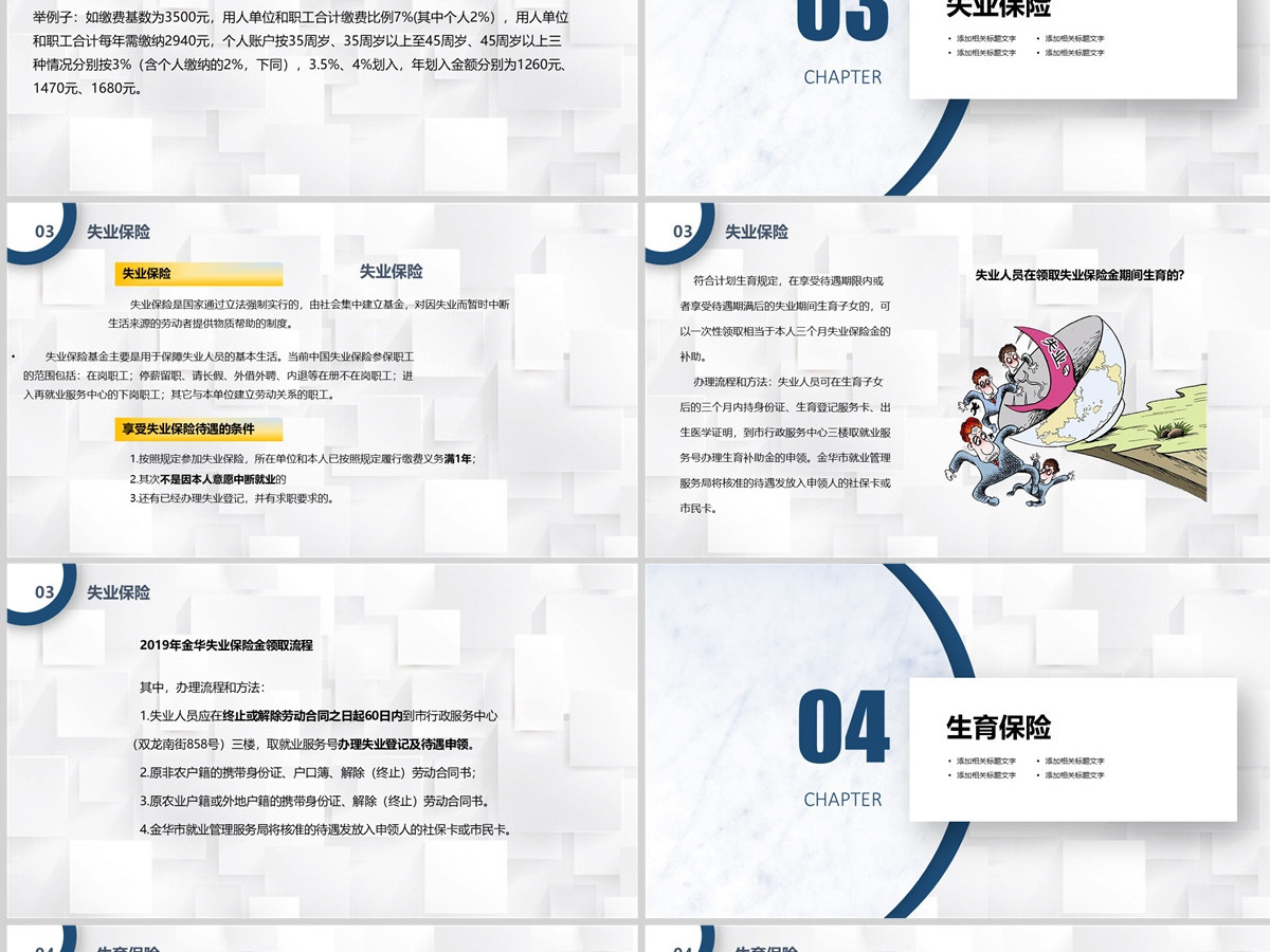 2022社保知识培训PPT模板
