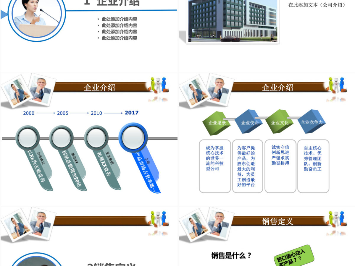简约时尚销售入职培训PPT模板