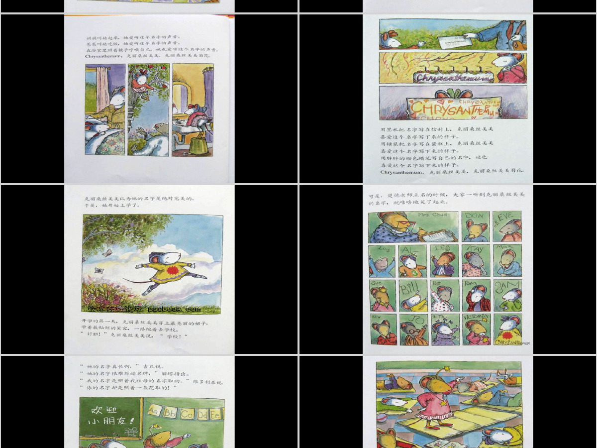 我的名字克丽桑斯美美菊花绘本 我的名字克丽桑斯美美菊花绘本