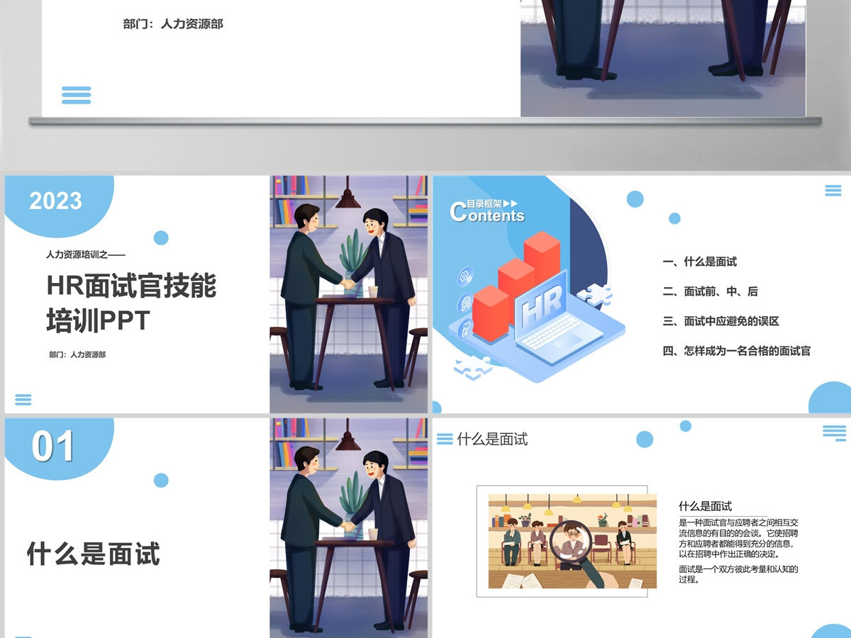 企业培训之HR面试官技能培训PPT课件