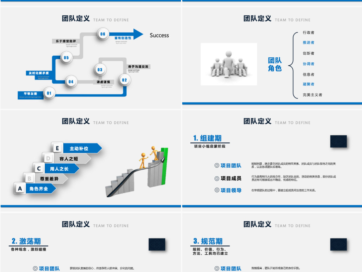 企业管理班组团队建设PPT模板 企业管理班组团队建设PPT模板
