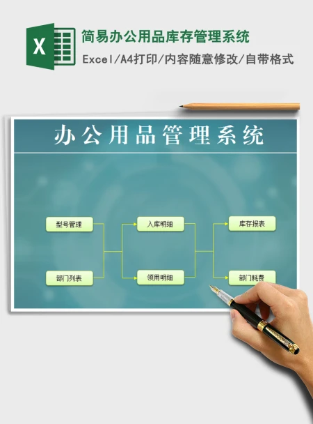 2021年简易办公用品库存管理系统