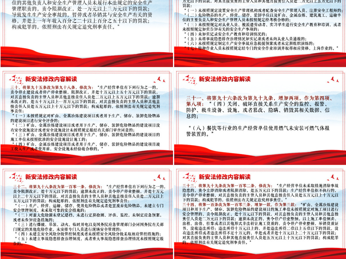 解读新《安全生产法》企业安全生产培训入职教育学习课件PPT模板