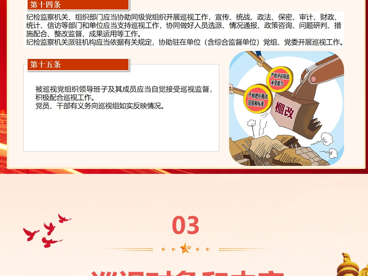  新修订《中国共产党巡视工作条例》条文对照学习
