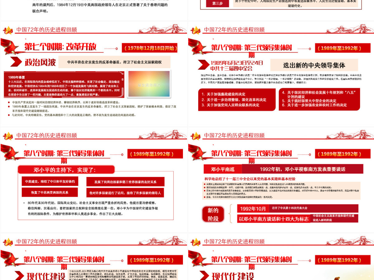 2021礼赞新中国奋进新时代PPT红色建国72周年迎十一庆国庆党课课件 2021礼赞新中国奋进新时代PPT红色建国72周年迎十一庆国庆党课课件