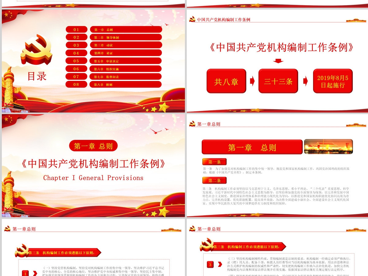 中国共产党机构编制工作条例解读ppt 中国共产党机构编制工作条例解读ppt