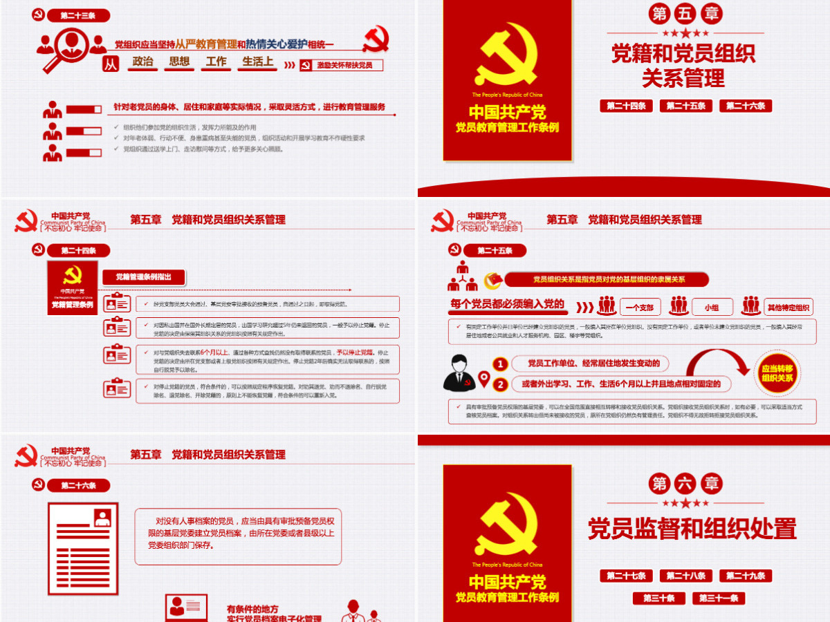 原创党员教育管理工作条例解读支部党组党建党政-含讲稿 原创党员教育管理工作条例解读支部党组党建党政-含讲稿