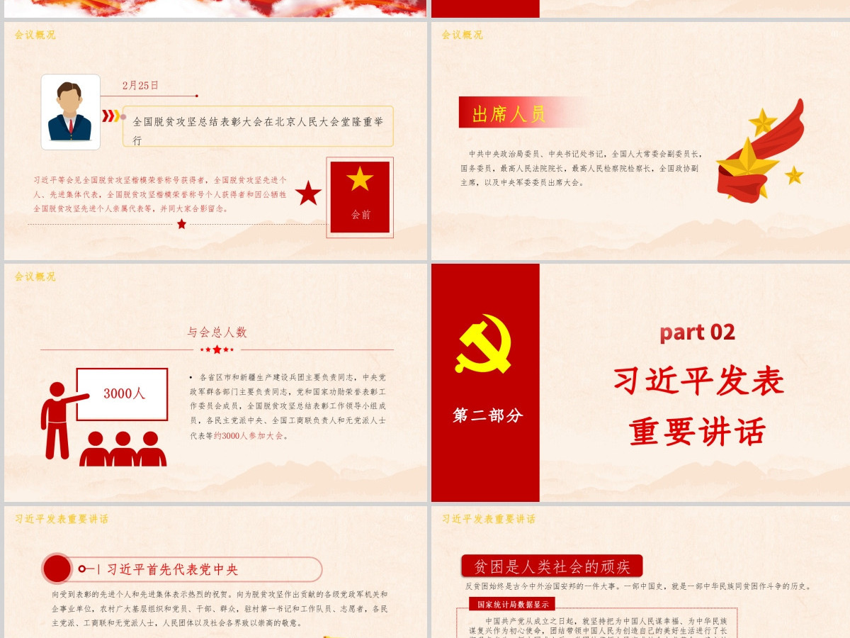 解读全国脱贫攻坚总结表彰大会上的讲话ppt