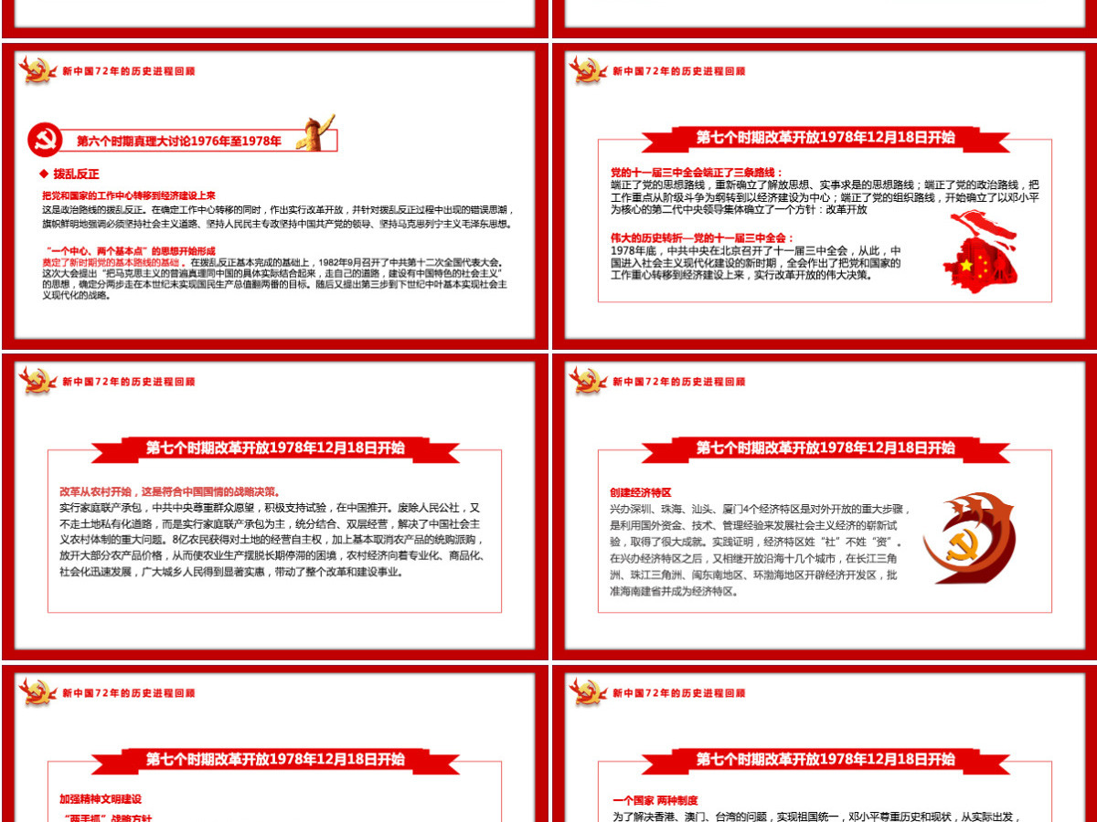 2021新中国史解读庆祝建党100周年学党史专题教育党课PPT模板-含讲稿 2021新中国史解读庆祝建党100周年学党史专题教育党课PPT模板-含讲稿