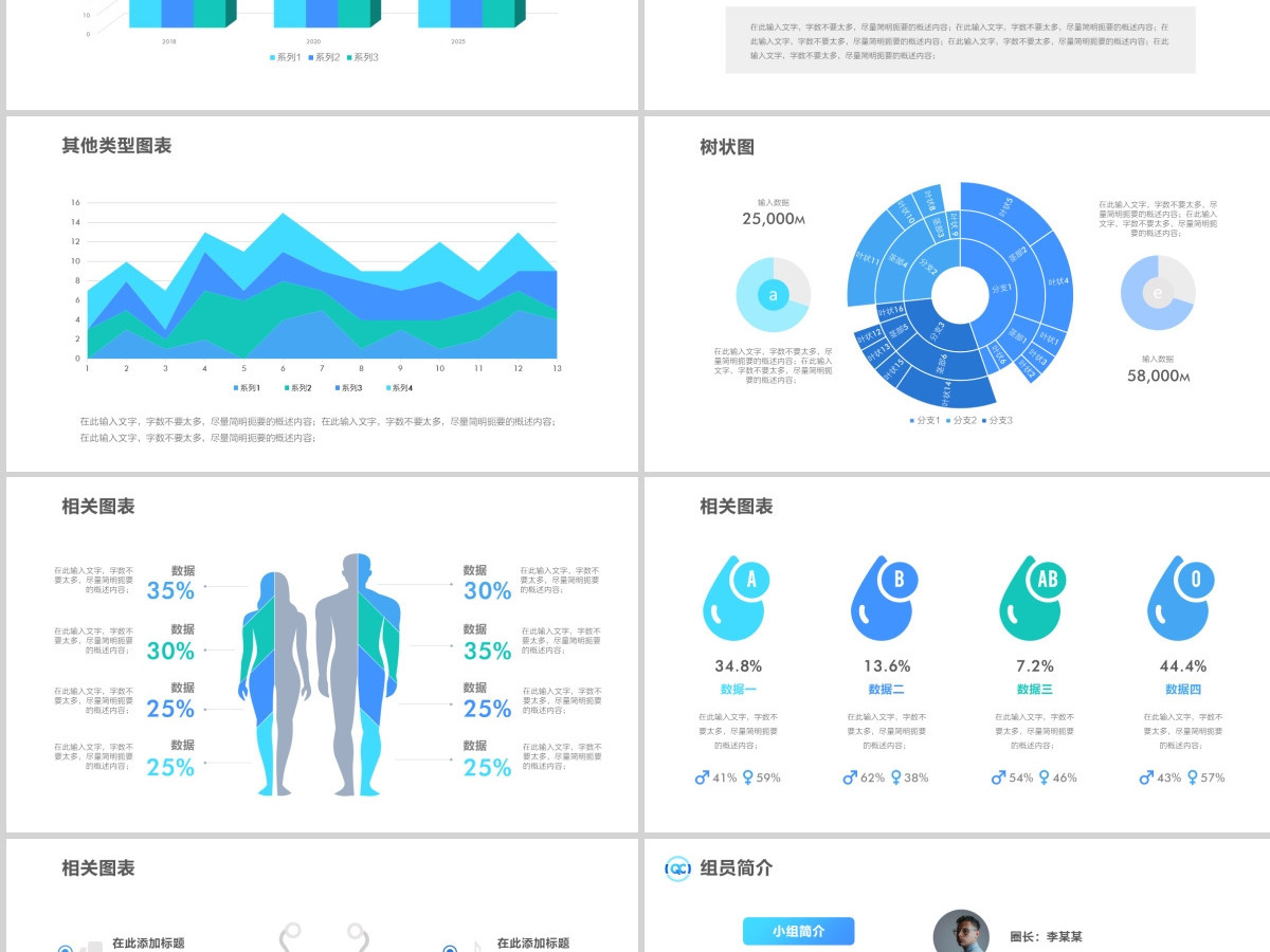 原创QC小组品管圈常用数据图表成果汇报ppt-版权可商用