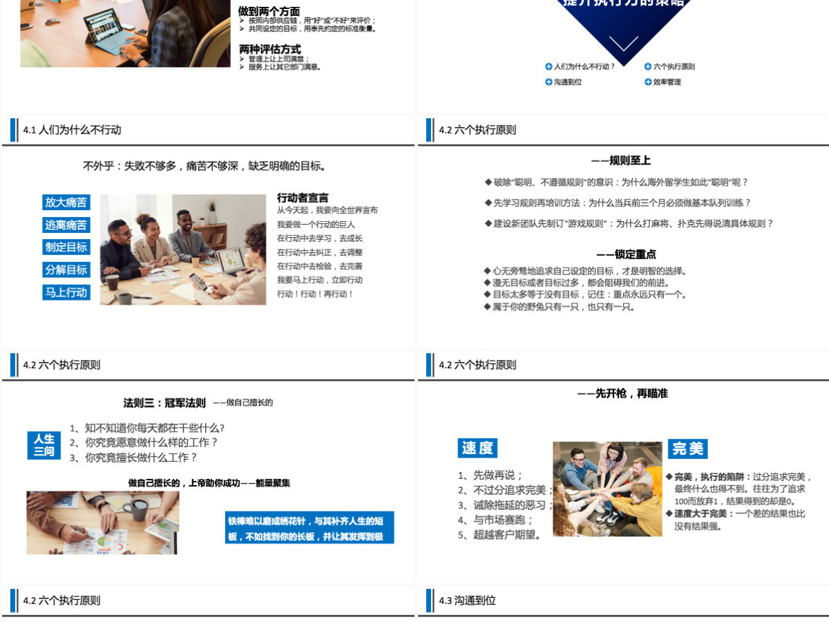 2022打造卓越的执行力PPT模板