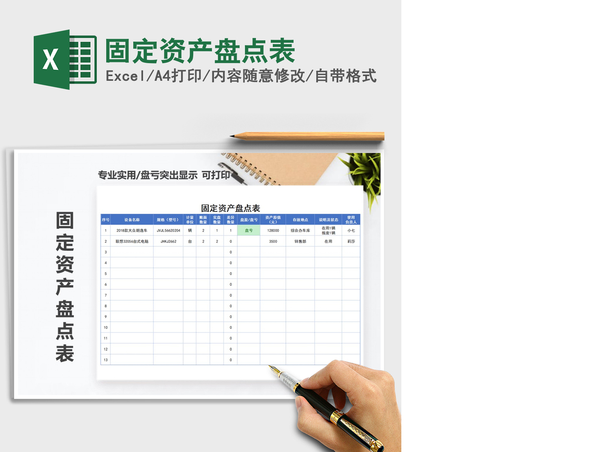 2021年固定资产盘点表