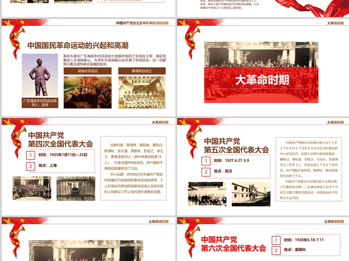 建党节97周年光辉的历程党课课件中国共产党党史党建PPT模板 建党节97周年光辉的历程党课课件中国共产党党史党建PPT模板