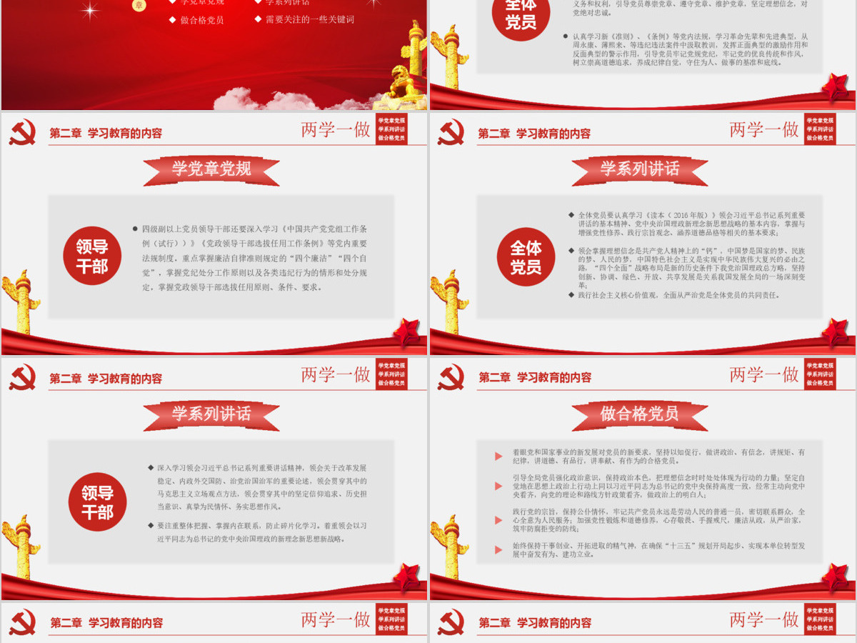 两学一做学习教育实施方案党课讲稿ppt 两学一做学习教育实施方案党课讲稿ppt