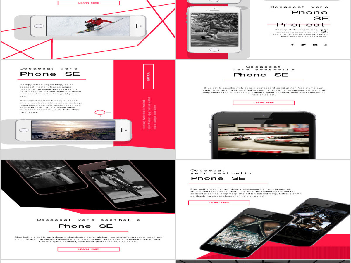 A4竖版欧美杂志风公司简介创意PPT模板 A4竖版欧美杂志风公司简介创意PPT模板