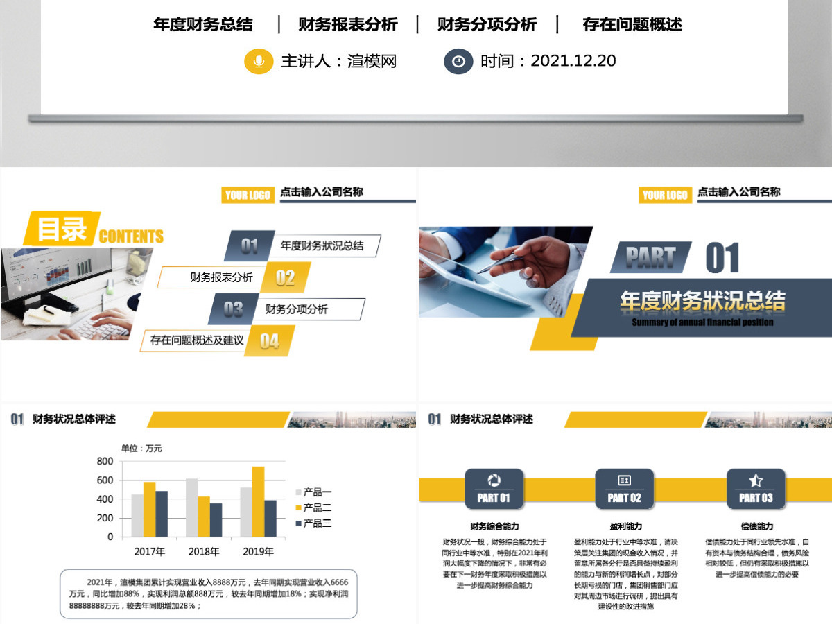 财务分析企业财务报表管理年终总结报告