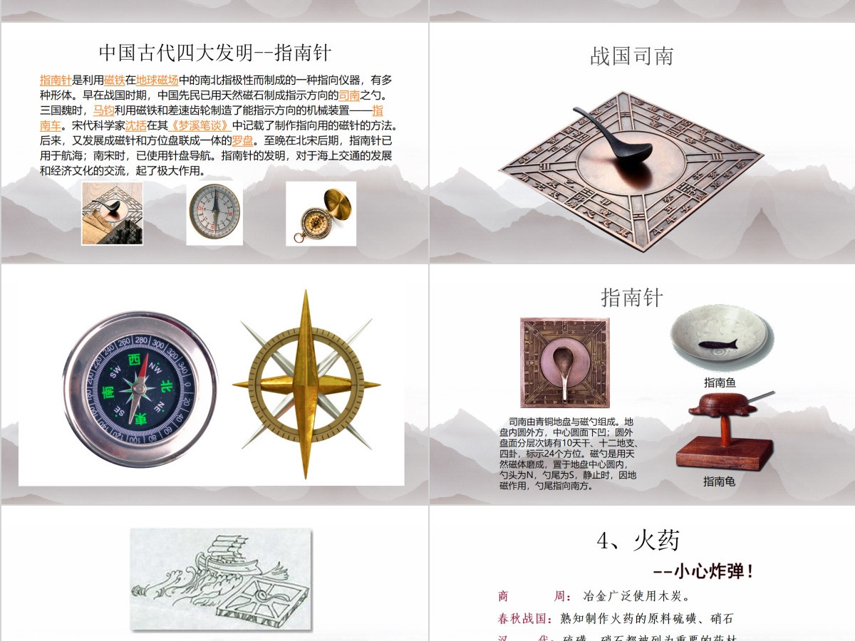 中国古代四大发明(小学课件)ppt 中国古代四大发明(小学课件)ppt