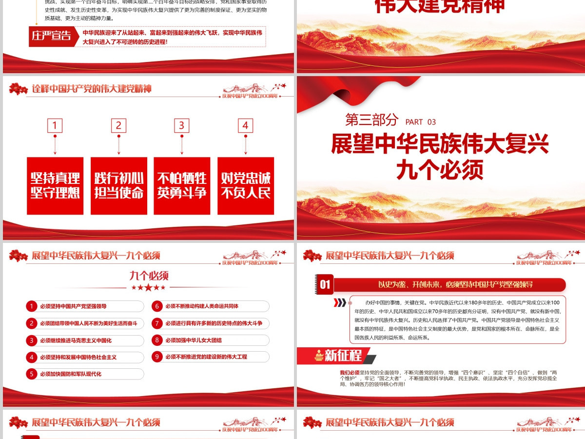 2021学习“七一”重要讲话精神PPT
