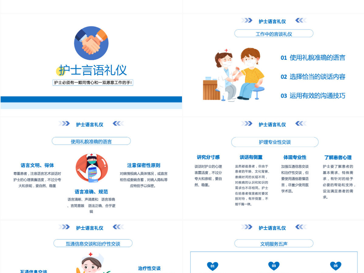 2022护士服务规范与礼仪培训卡通风医院护士护理礼仪培训课件模板PPT 2022护士服务规范与礼仪培训卡通风医院护士护理礼仪培训课件模板PPT