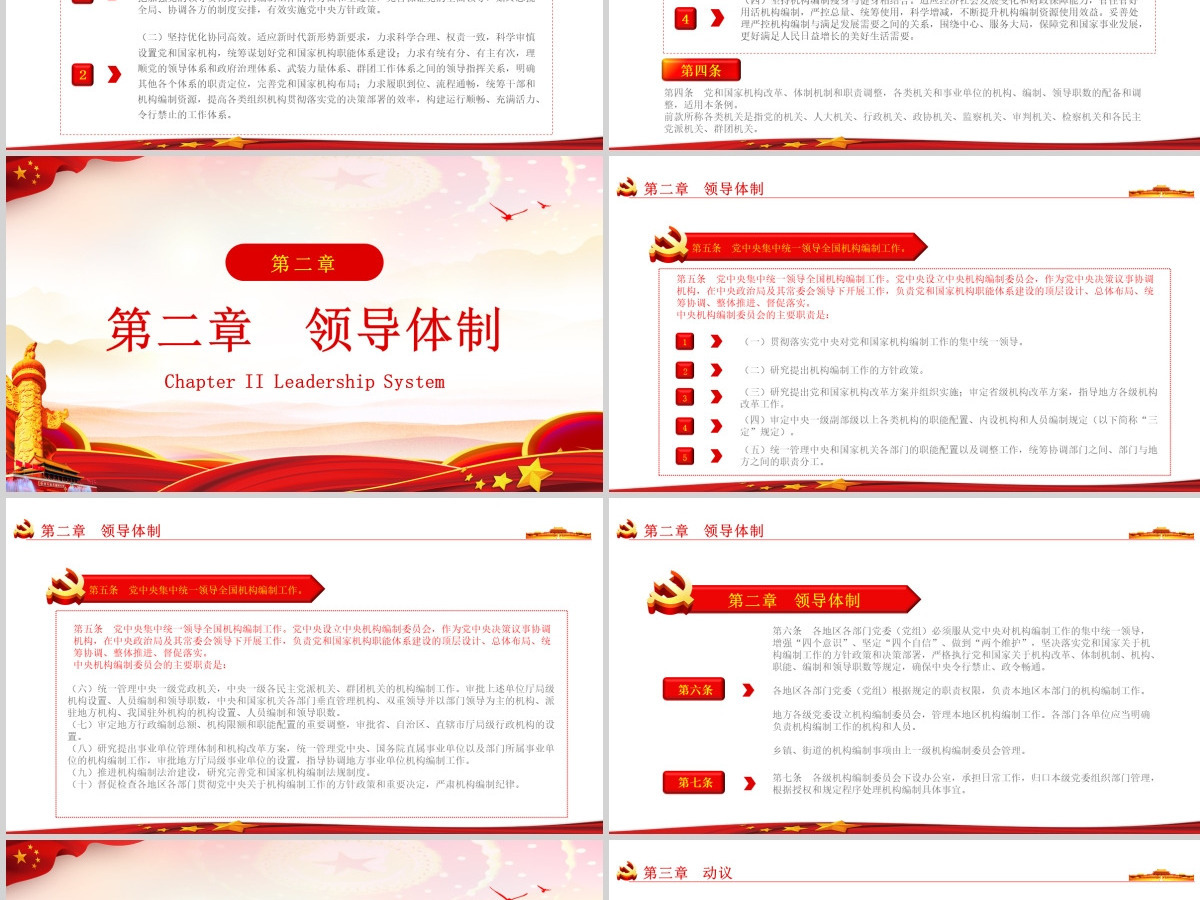 中国共产党机构编制工作条例解读ppt 中国共产党机构编制工作条例解读ppt
