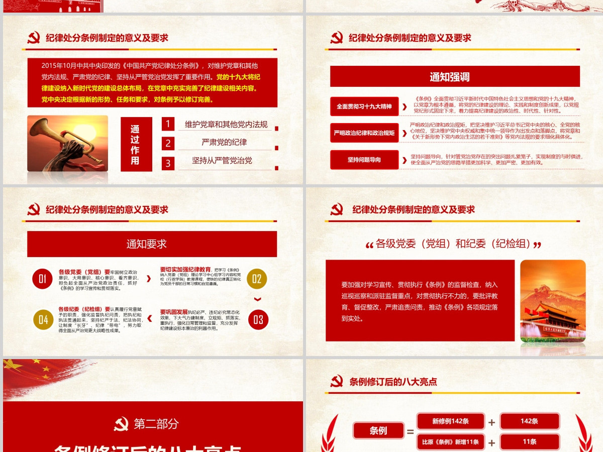 原创精讲新版中国共产党纪律处分条例党课PPT-含讲稿 原创精讲新版中国共产党纪律处分条例党课PPT-含讲稿