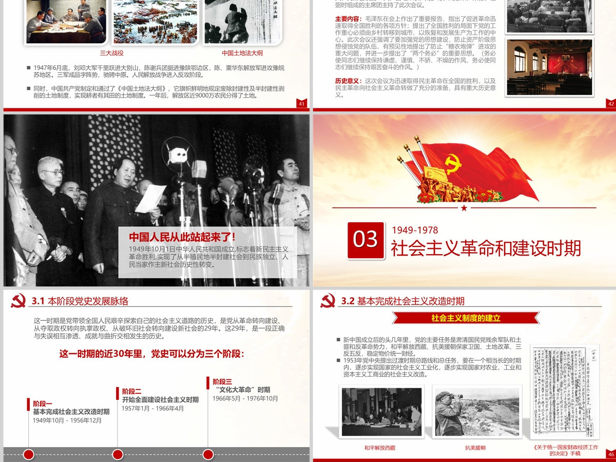 光辉的历程中国共产党党史党员党课PPT-含讲稿 光辉的历程中国共产党党史党员党课PPT-含讲稿