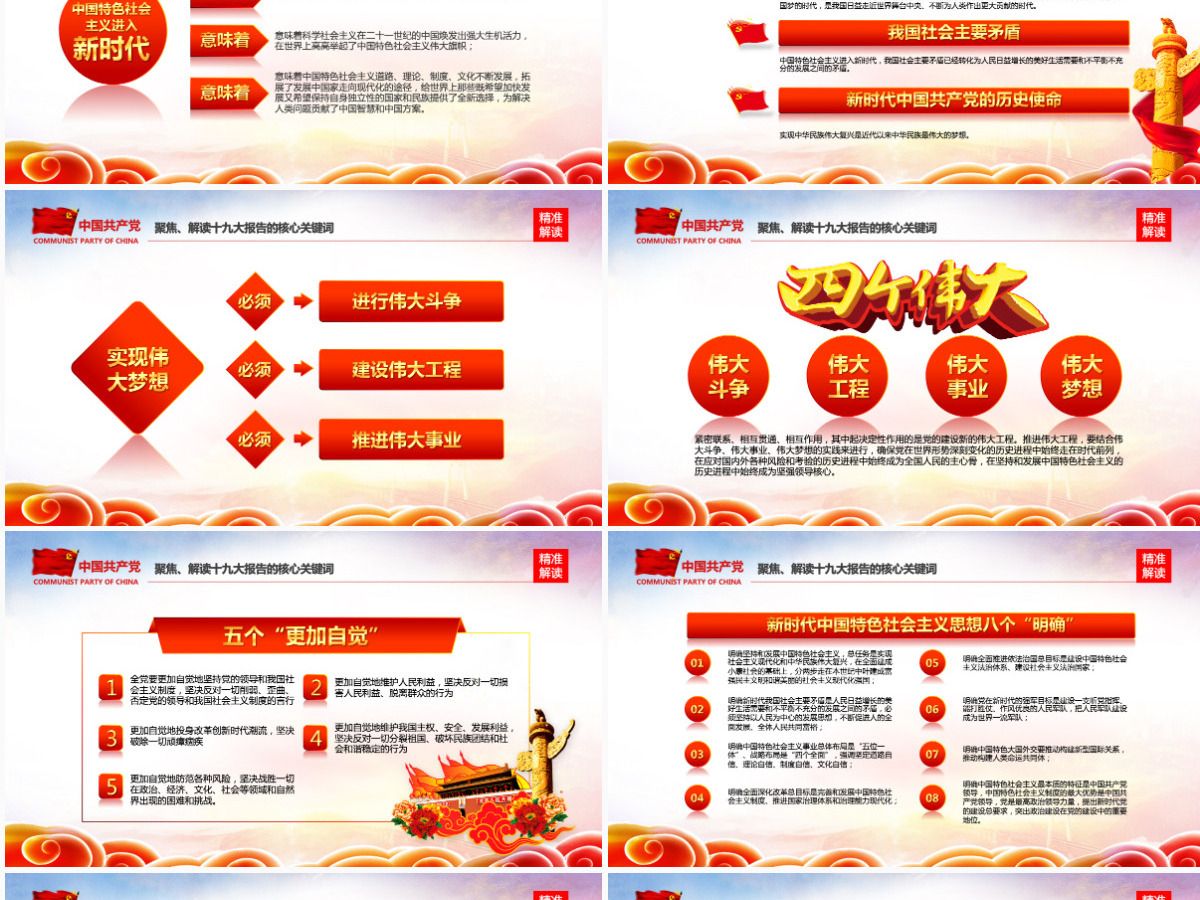 学习贯彻党的十九大精神解读ppt课件