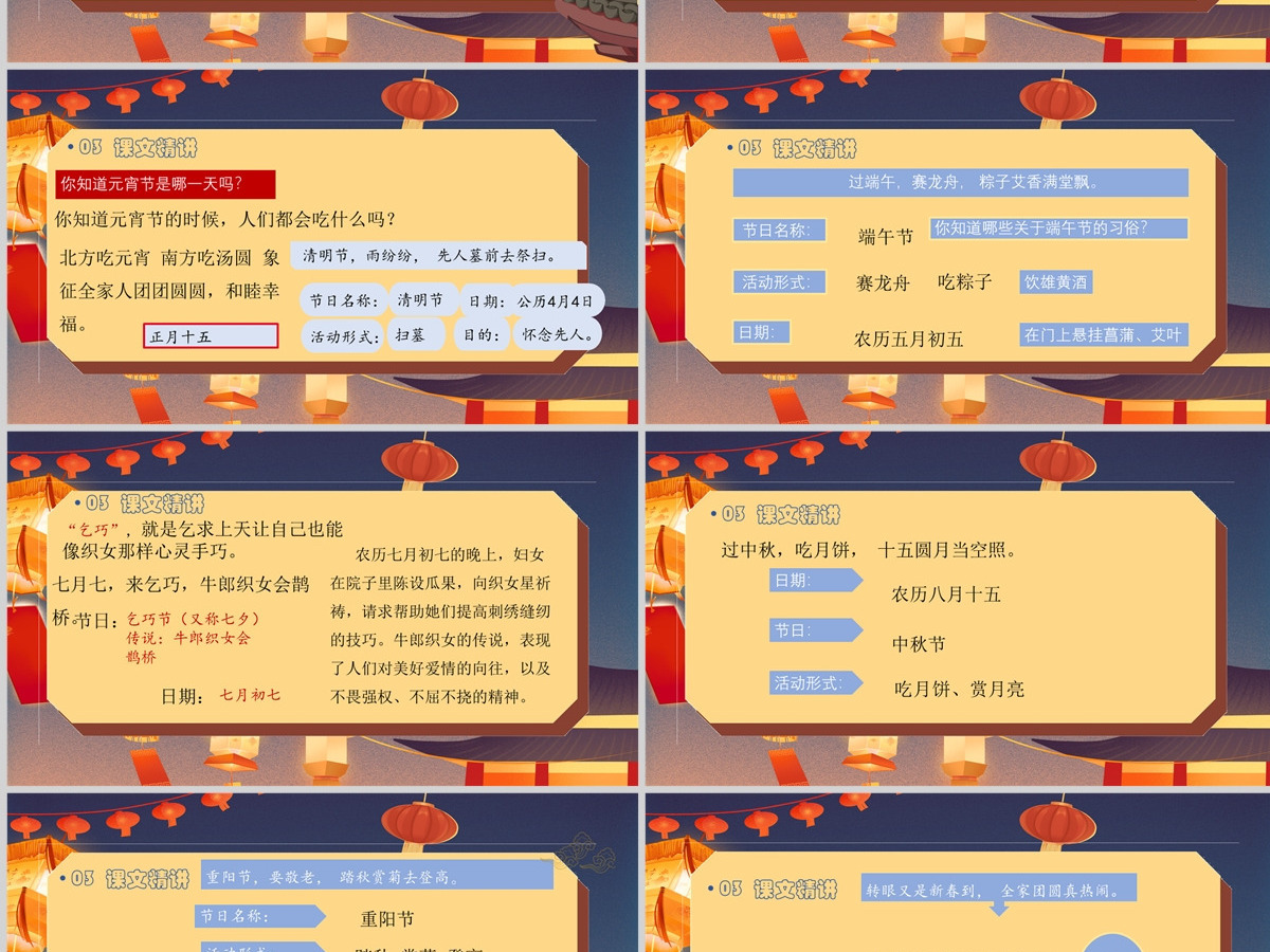 2022传统节日识字第2课小学二年级语文下册部编人教版教学课件PPT