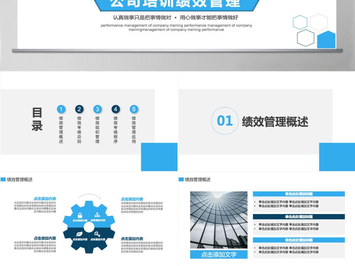 公司培训绩效管理动态PPT