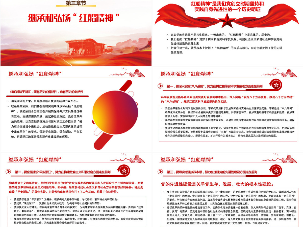 红船依旧初心不忘红色大气风以实际行动迎接党的二十大胜利召开专题课件模板PPT 红船依旧初心不忘红色大气风以实际行动迎接党的二十大胜利召开专题课件模板PPT