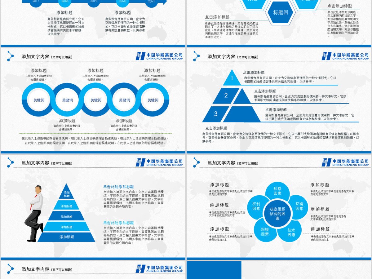 精美大气中国华能集团公司工作总结PPT 精美大气中国华能集团公司工作总结PPT