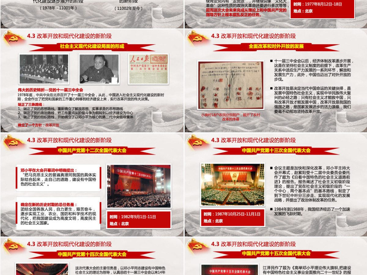 七一建党100周年中国共产党党史教育PPT-含讲稿