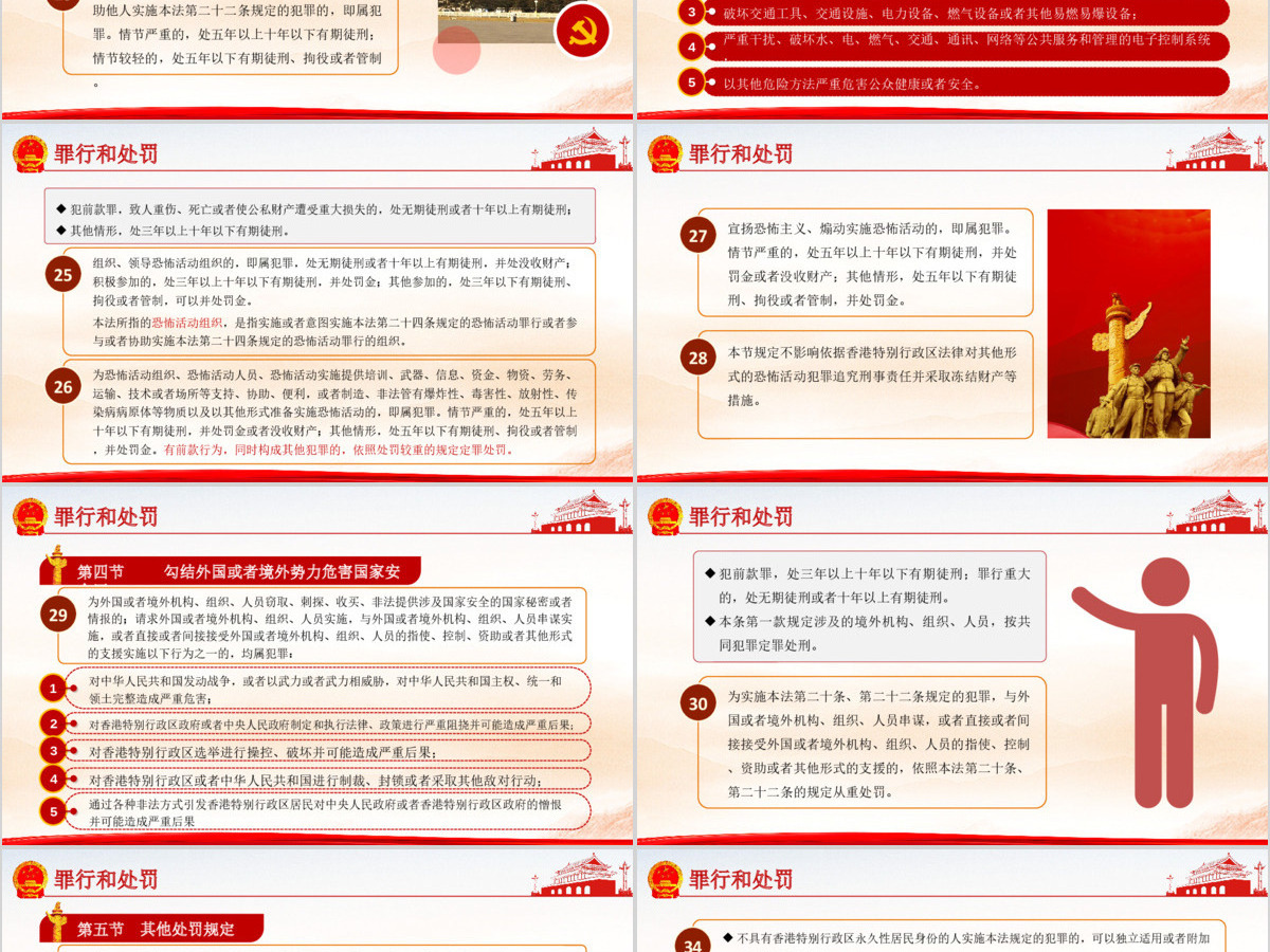 学习《香港特别行政区维护国家安全法》PPT模板