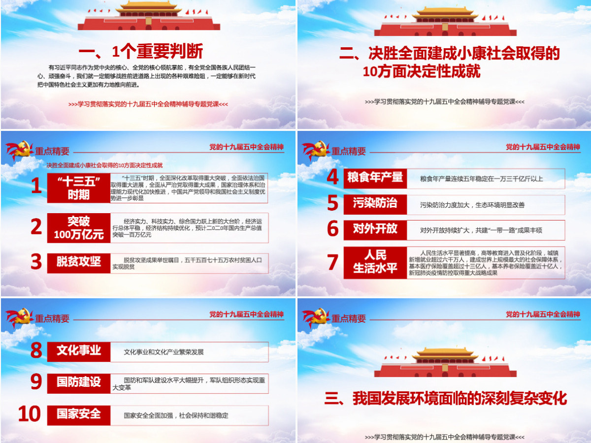 超详细十九届五中全会公报及十四五2035远景目标的建议PPT--含讲稿