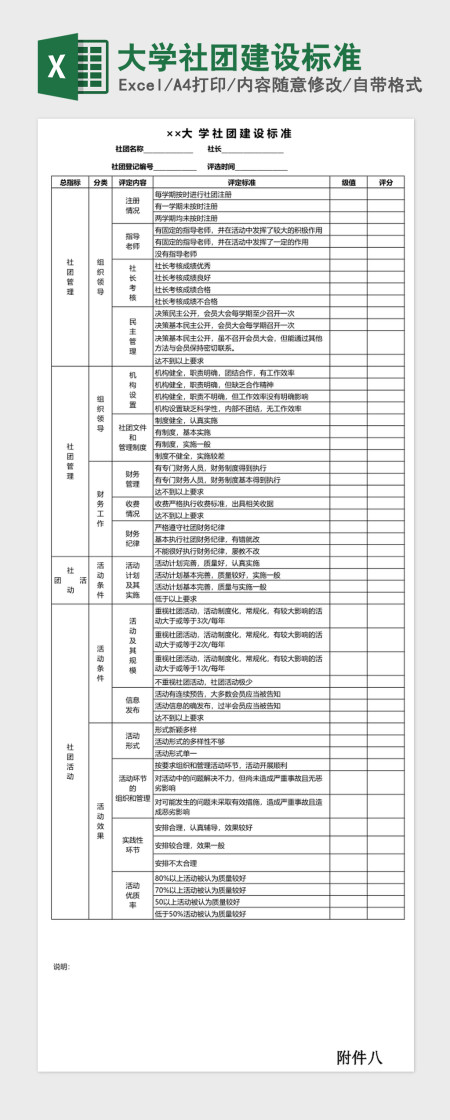 大学社团建设标准 大学社团建设标准