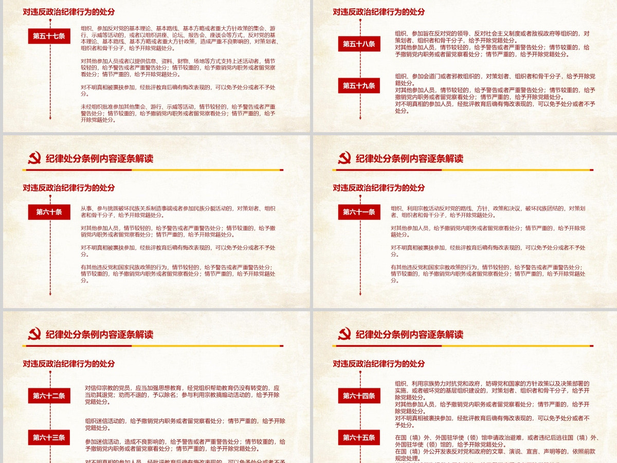 原创精讲新版中国共产党纪律处分条例党课PPT-含讲稿 原创精讲新版中国共产党纪律处分条例党课PPT-含讲稿