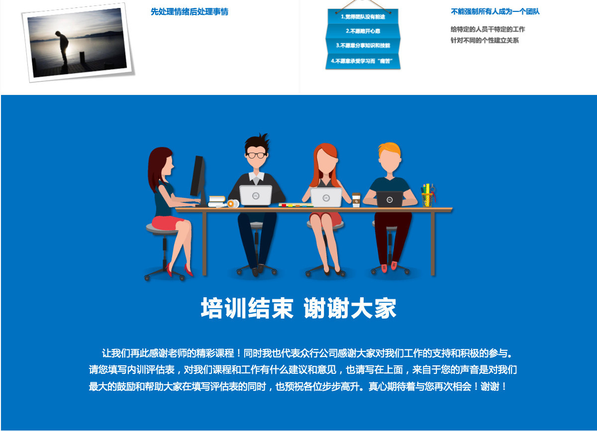欧美风团队建设与管理培训动态ppt