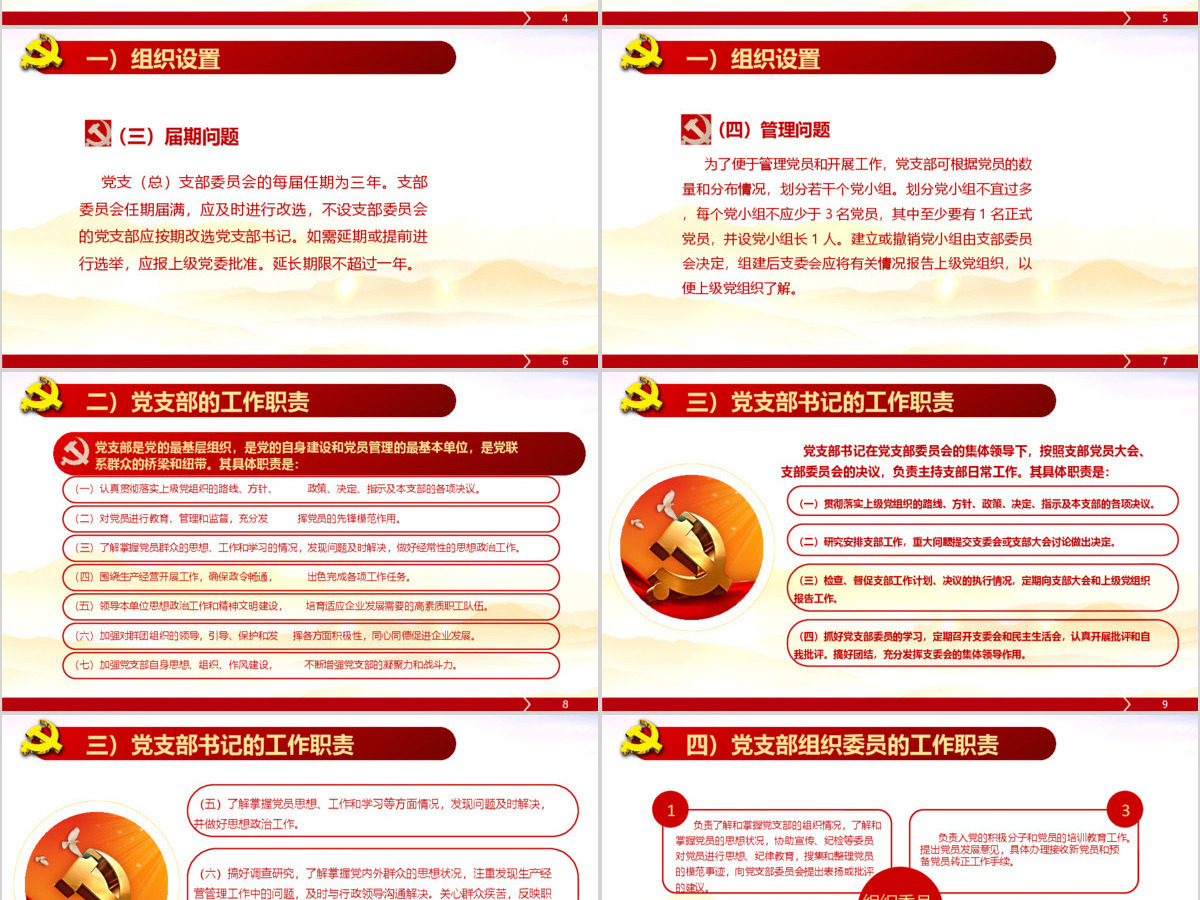 简洁党建风新时期基层党建工作报告指南PPT 简洁党建风新时期基层党建工作报告指南PPT