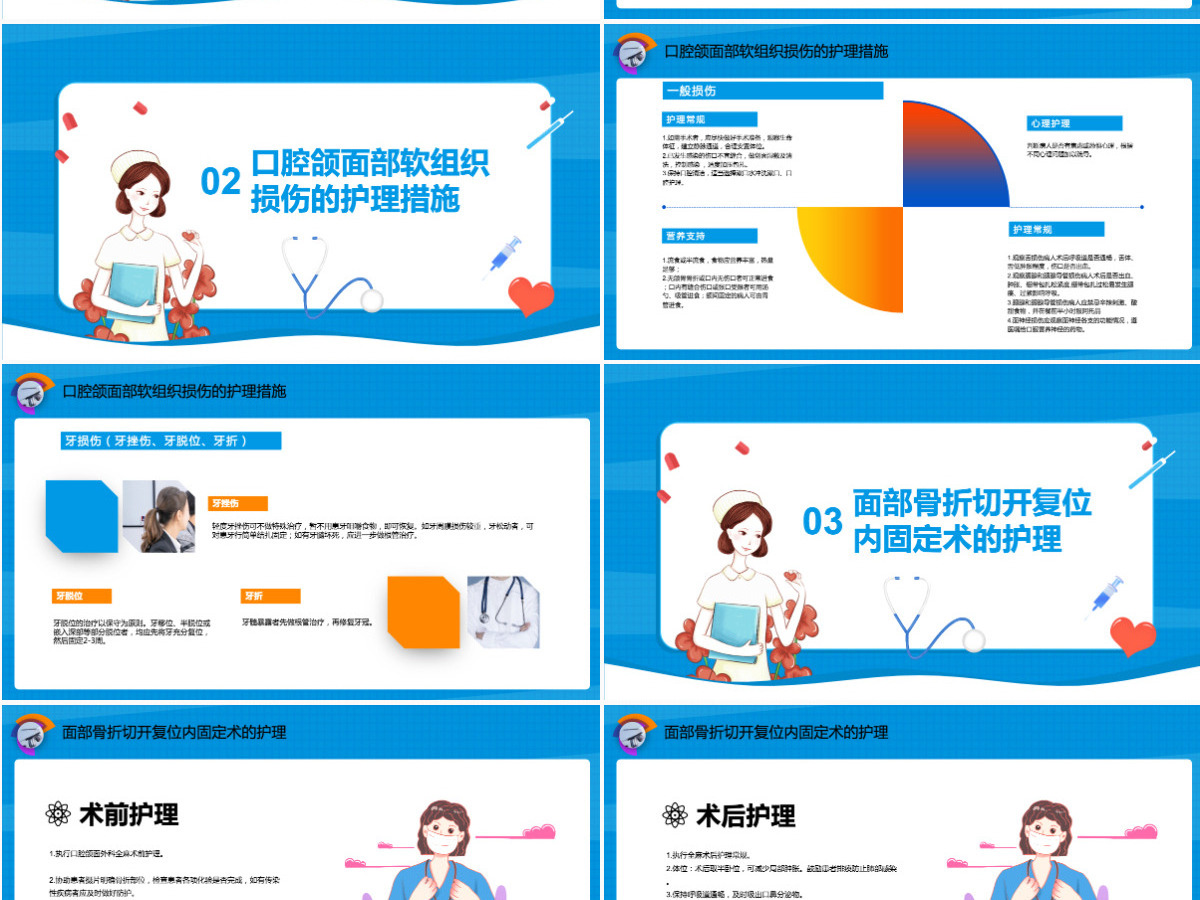 2022口腔颌面外科病人的护理医疗商务风医学护理通用PPT 2022口腔颌面外科病人的护理医疗商务风医学护理通用PPT